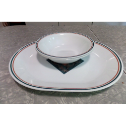 CORELLE 3 PC. DINNERWARE SET in the "MESA VERDE" PATTERN