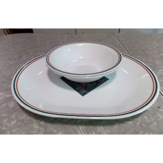 CORELLE 3 PC. DINNERWARE SET in the "MESA VERDE" PATTERN