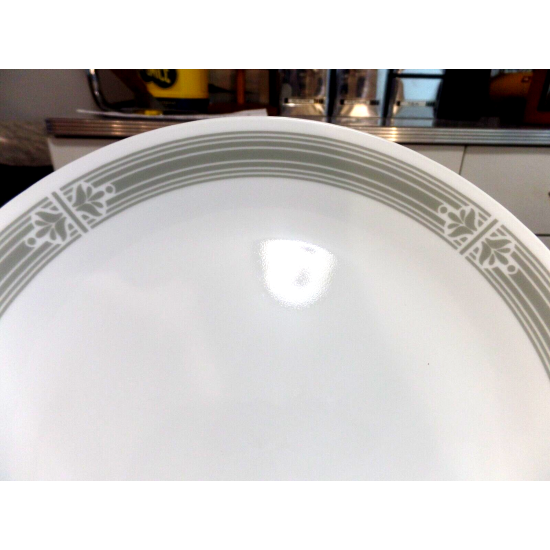 CORELLE "PRAIRIE GRAY" PATTERN 4 PC. 10 1/4" DINNER PLATE SET