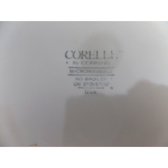 CORELLE 4 PC. DINNER PLATE SET in the SANDSTONE  "FOREVER YOURS" HEARTS PATTERN