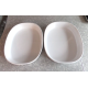 2 Pc. Corning 2.5L French White F-4-B Casserole Dishes Made in the USA