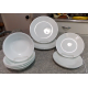 CORELLE 12 PC. DINNERWAR SET in  "WINTER FROST"  DINNER, BREAD and CEREAL BOWLS