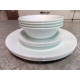 CORELLE 12 PC. DINNERWAR SET in  "WINTER FROST"  DINNER, BREAD and CEREAL BOWLS