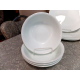 CORELLE 12 PC. DINNERWAR SET in  "WINTER FROST"  DINNER, BREAD and CEREAL BOWLS