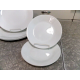 CORELLE 12 PC. DINNERWAR SET in  "WINTER FROST"  DINNER, BREAD and CEREAL BOWLS