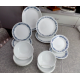 CORELLE by CORNING 20 PC. DINNERWARE SET in the  "OLD TOWN"  PATTERN