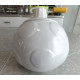 THE CELLAR  "YOU PAINT" LARGE CHRISTMAS ORNAMENT COOKIE JAR in SOLID WHITE