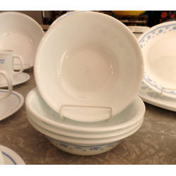 CORELLE  "MORNING BLUE"  PATTERN 29 PC. DINNERWARE SET ###REALLY, REALLY NICE###