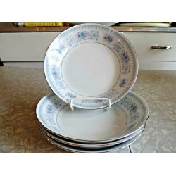 CROWN MING FINE CHINA 4 PC. SOUP/CONSOMME' BOWL SET in the "HARMONY" PATTERN