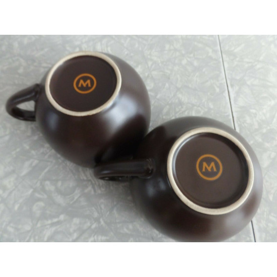 (2) X-LARGE 16 OZ. "CIRCLE M"  LOGO COLORED COFFEE/TEA CUPS