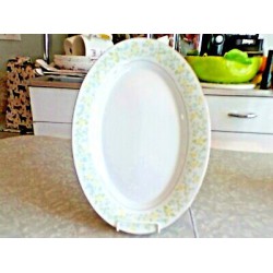 CROWN MING FINE CHINA LARGE OVAL SERVING PLATTER in the "SPRING GARDEN" PATTERN