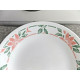 CORELLE 2 PC. BREAD/DESSERT PLATE SET in the "ISLAND BREEZE" FLORAL PATTERN