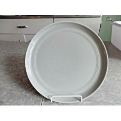 CRATE&BARREL AARON PROBYN HUE GREY 8 3/8" SLAD/LUNCH PLATE