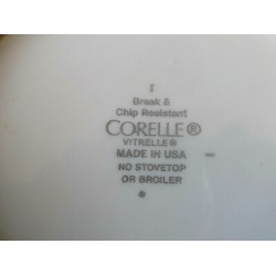 (1) CORELLE 6 1/4" SOUP/CEREAL BOWL in the "GEOMETRIC" PATTERN