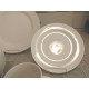 WHITE ELEMENTS by GIBSON 5 PC. PORCELAIN DINNERWARE SET