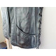 "FIRST" CLASSIC LEATHER GEAR MEN'S LG. MOTORCYCLE VEST ZIPPER FRONT&LACED SIDES