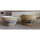 PYREX HOMESTEAD #401 MIXING BOWL & #473 CASSEROLE DISH with LID