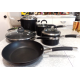 9 PC. CIRCULON PREMIER PROFESSIONAL HARD ANODIZED COOKWARE SET