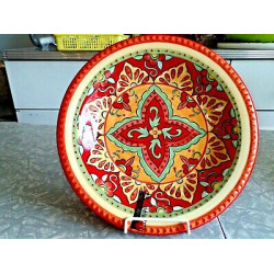 NEW TABLETOPS UNLIMITED HAND CRAFTED ESPANA SALAD PLATE in the "TANGIER" PATTERN